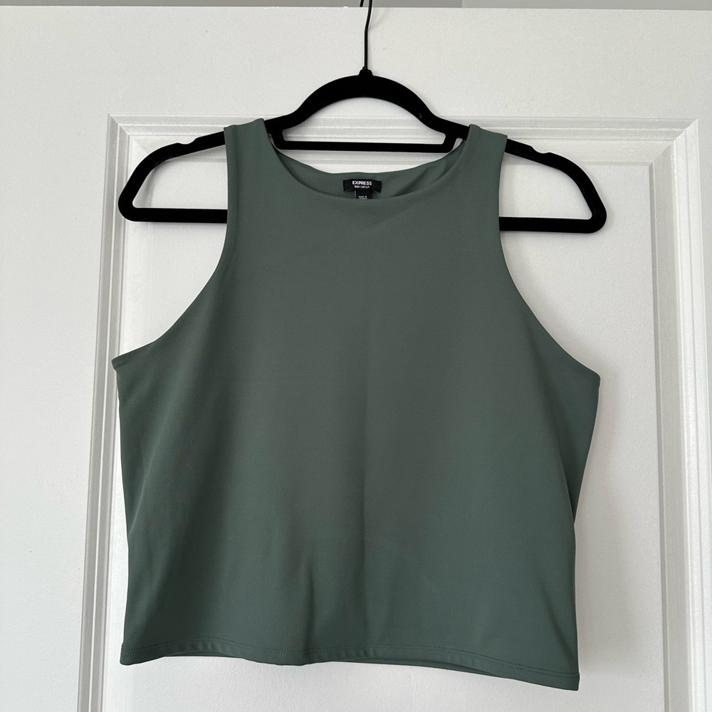 Express Green Sleeveless Top